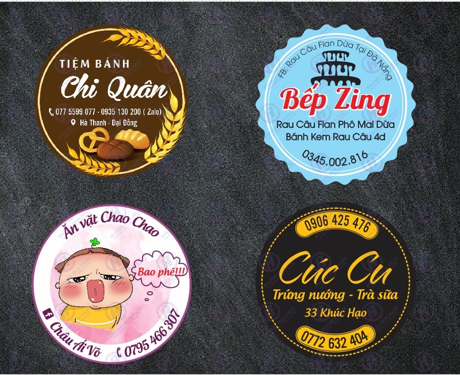 In tem tròn giá rẻ Đà Nẵng